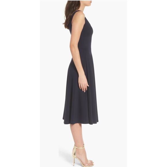 LEITH Pink Stretch Knit Midi Dress Size Small - Picture 3 of 5